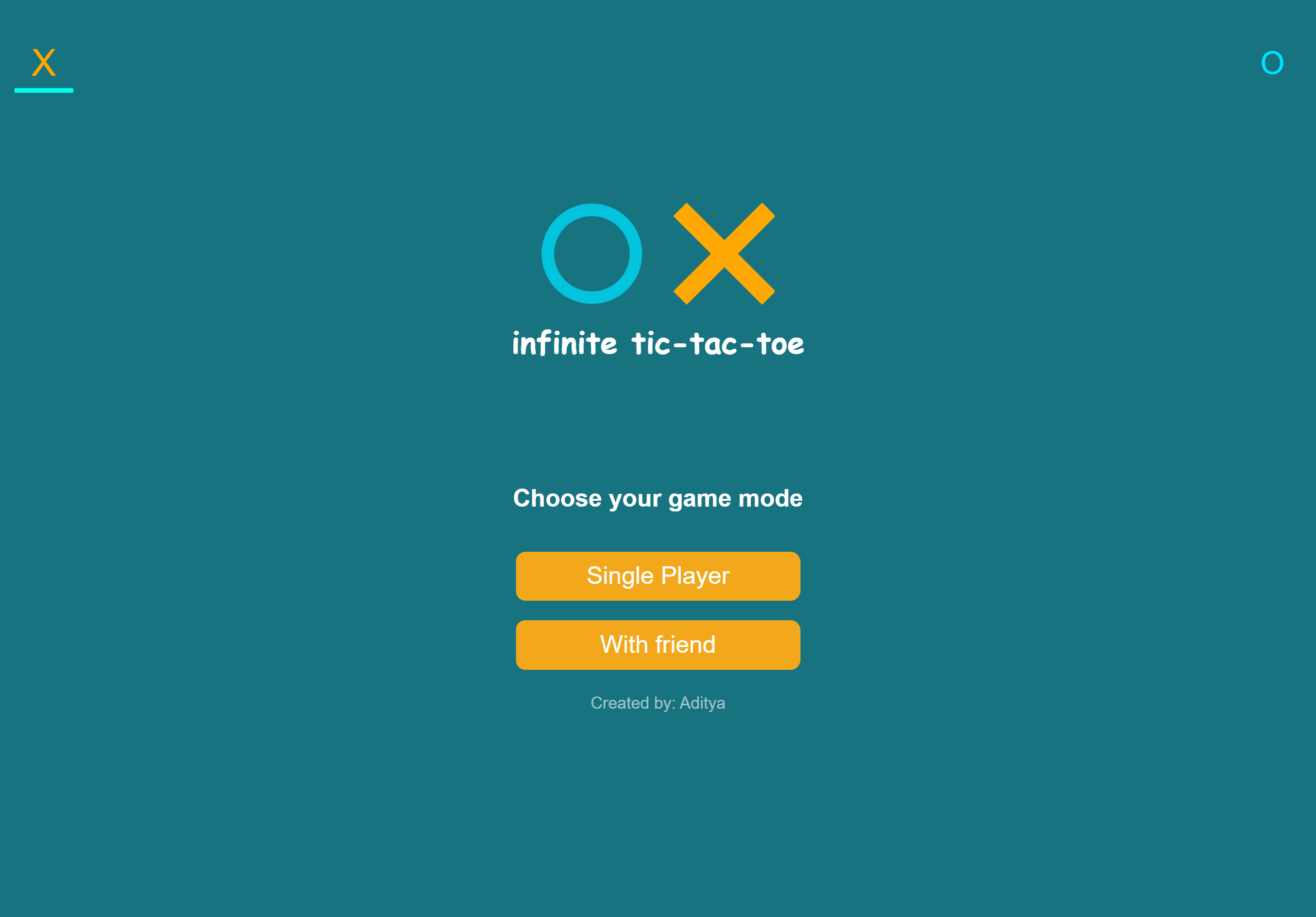 infinite tic-tac-toe